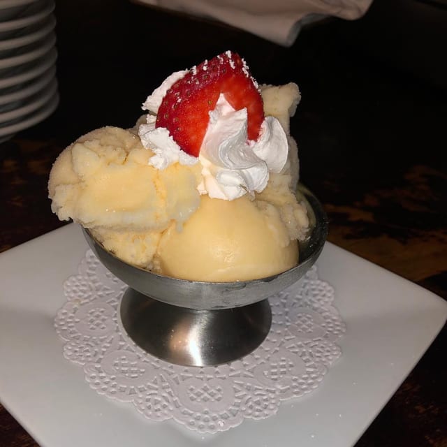 Vanilla Ice Cream.