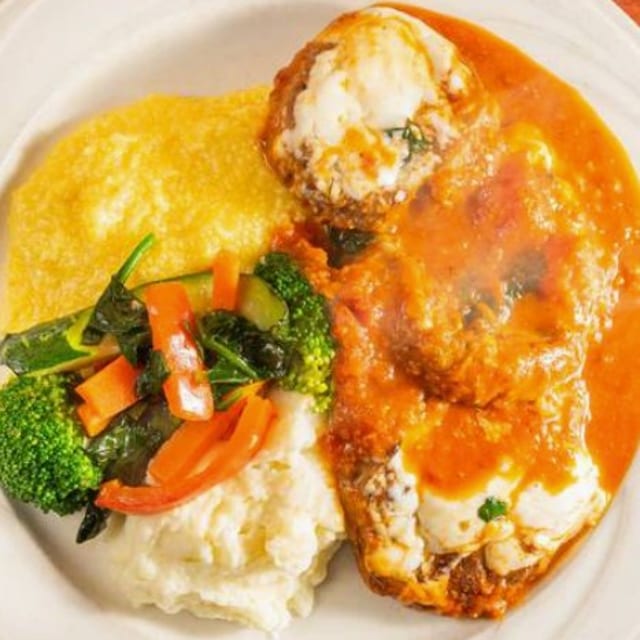 Eggplant Parmesan.